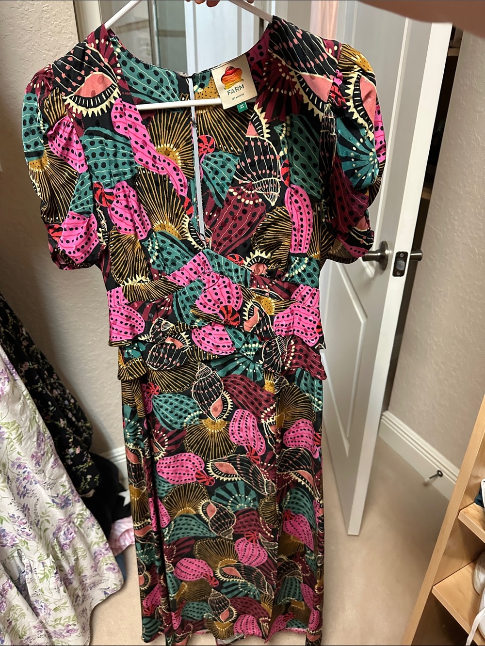 Farm Rio Multi Color Maxi Dress - Picture 7 of 7